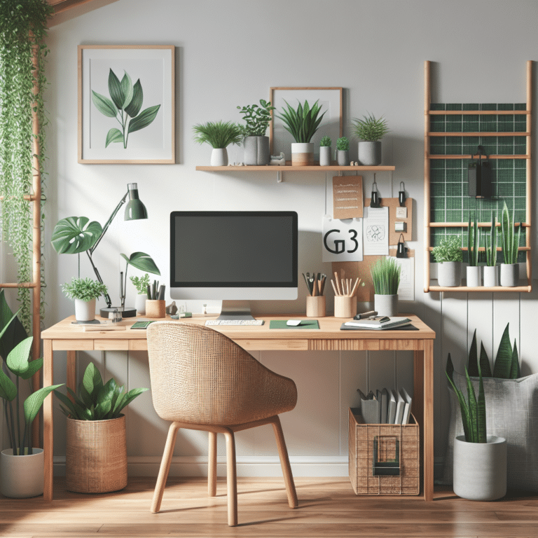 Minimalist Workspace Eco-friendly