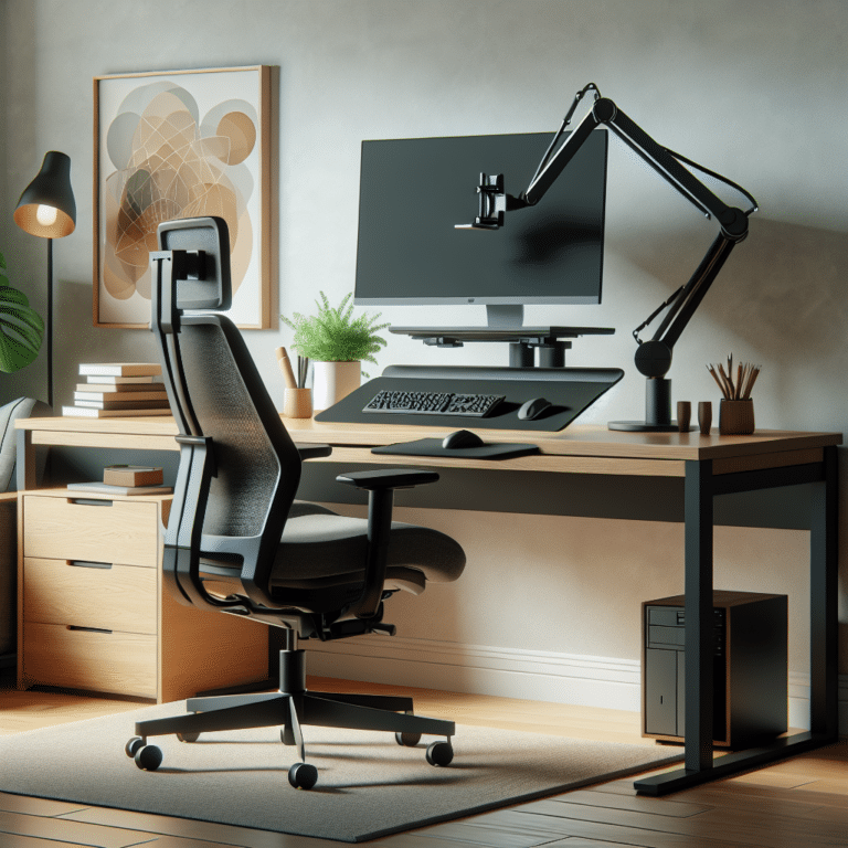 Ergonomic Desk Setup at Home