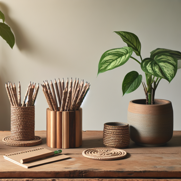 Aesthetic Desk Decor for the Eco-Conscious