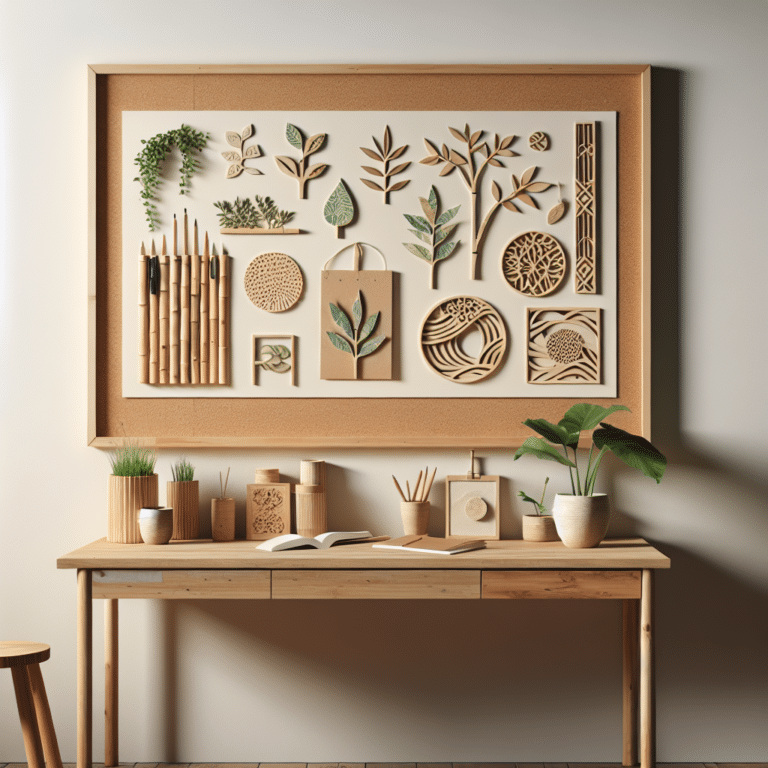 Eco-Friendly Wall Decor Ideas for Your Desk