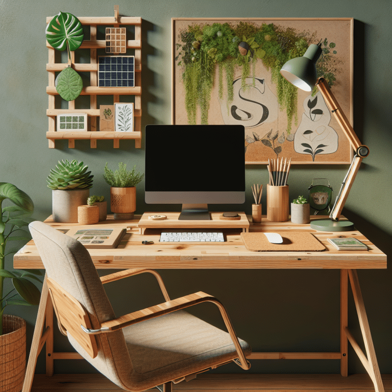DIY Eco-friendly Desk Setup