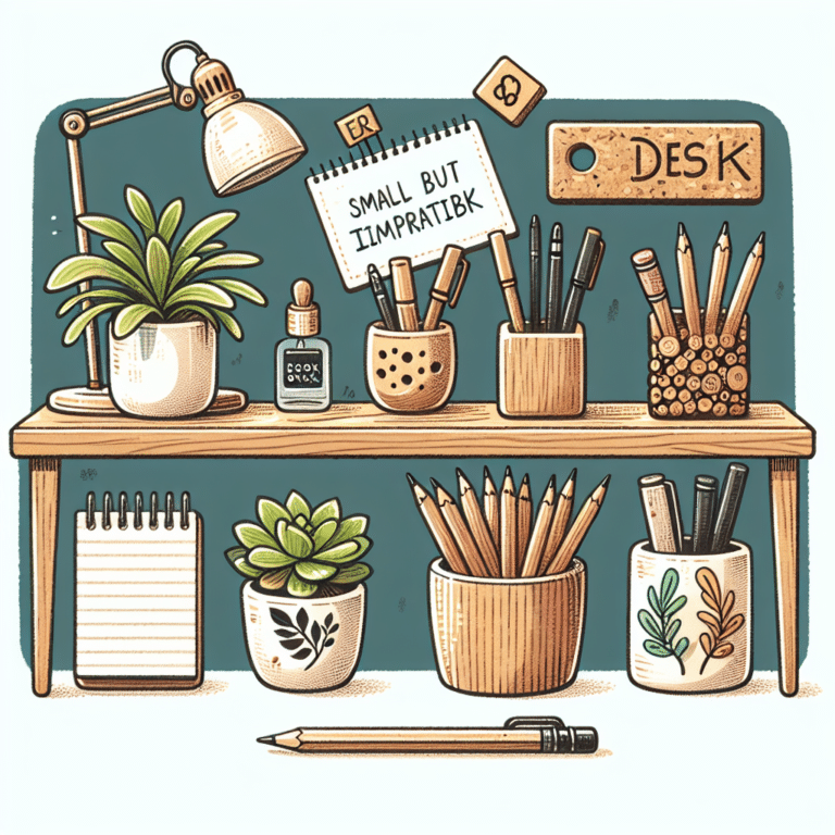 Small but Impactful Eco-Friendly Desk Decor Ideas