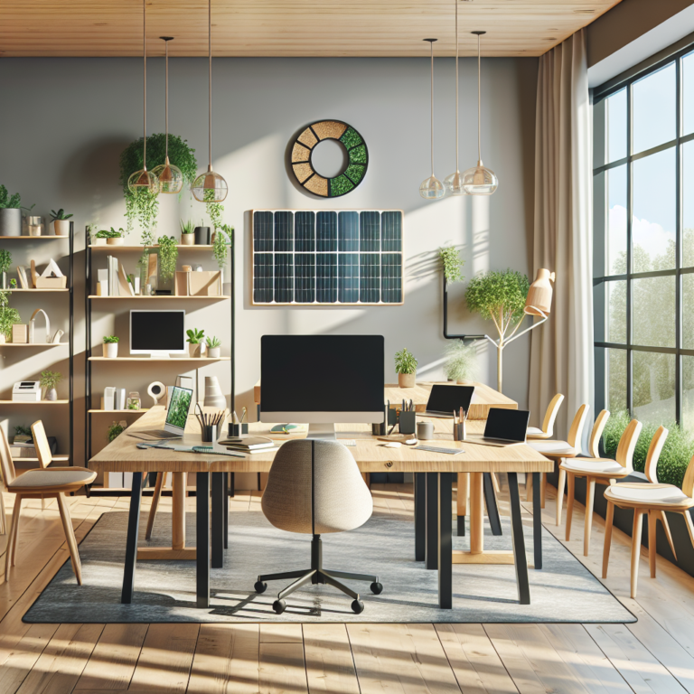 Modern Home Office Setup Eco-friendly