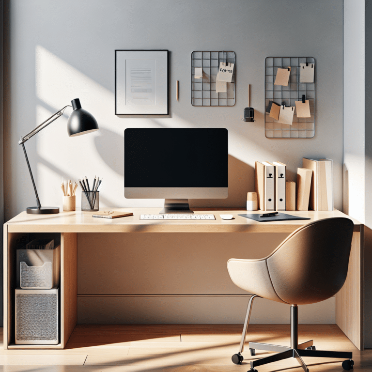 Functional Desk Setup for Productivity