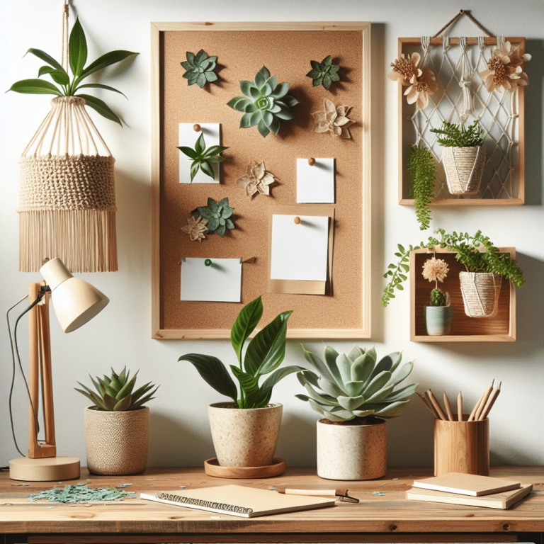 Eco-Friendly Wall Decor Ideas for Your Desk