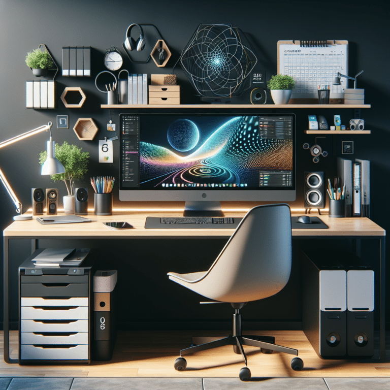 Functional Desk Setup for Productivity