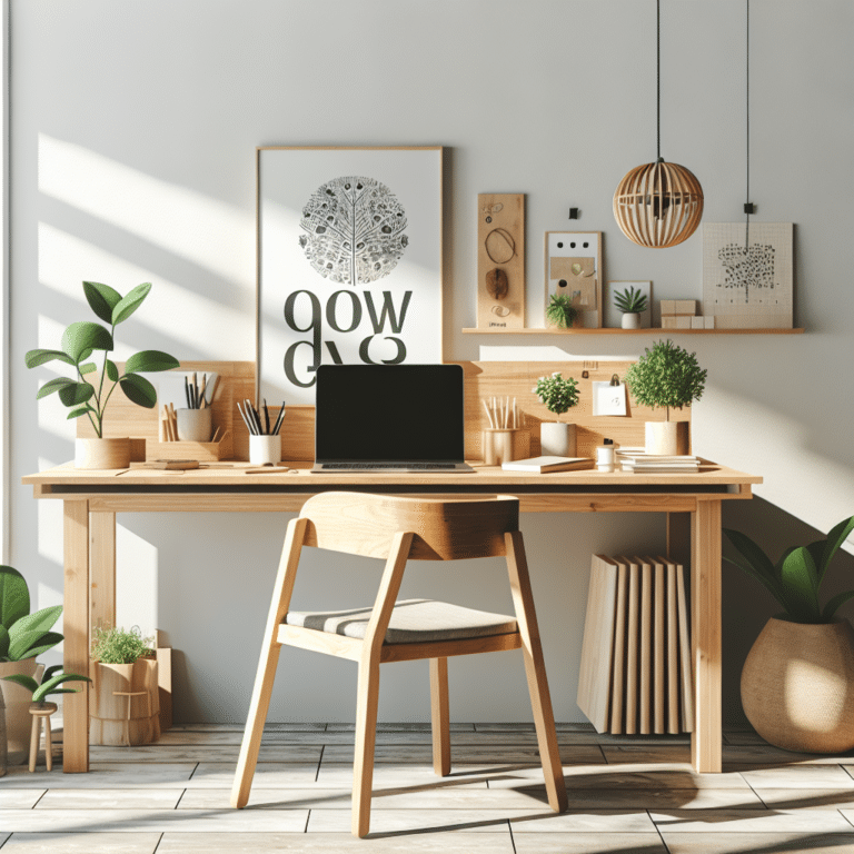 Innovating Workspace with Minimalist Eco Decor