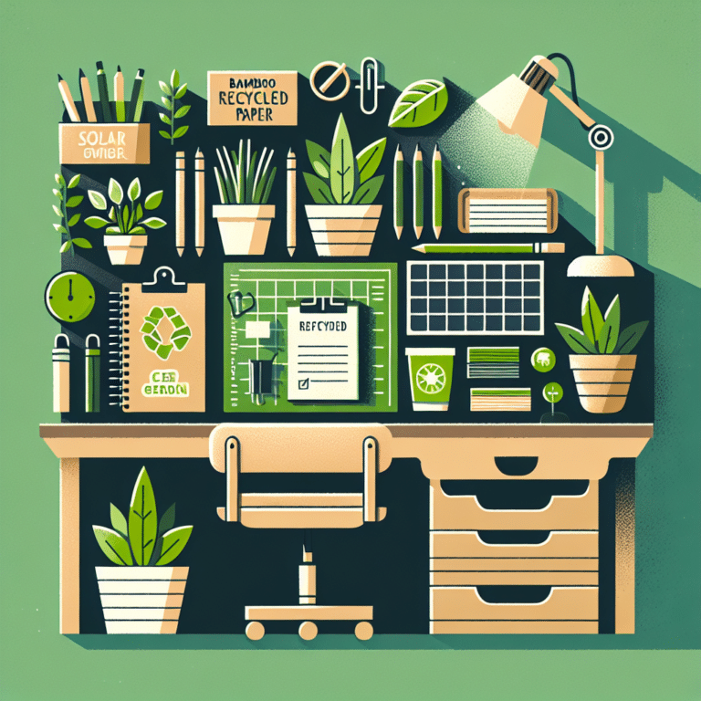 Eco-Friendly Tips for Efficient Desk Decluttering