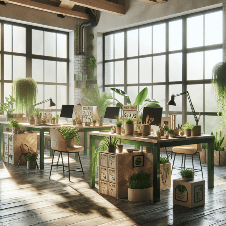 Achieving a Green and Sustainable Workspace Through Decor