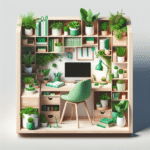Compact and Green Desk Ideas for Tiny Spaces