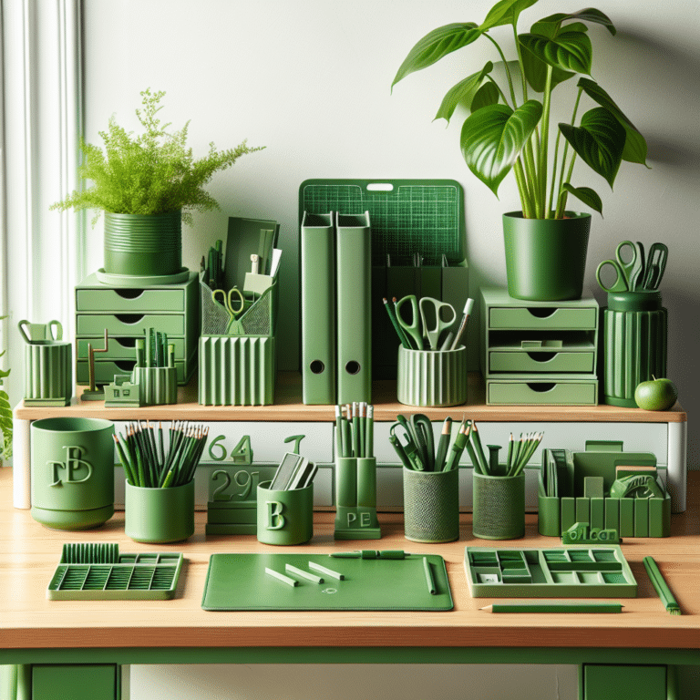 Green Desk Organization Products