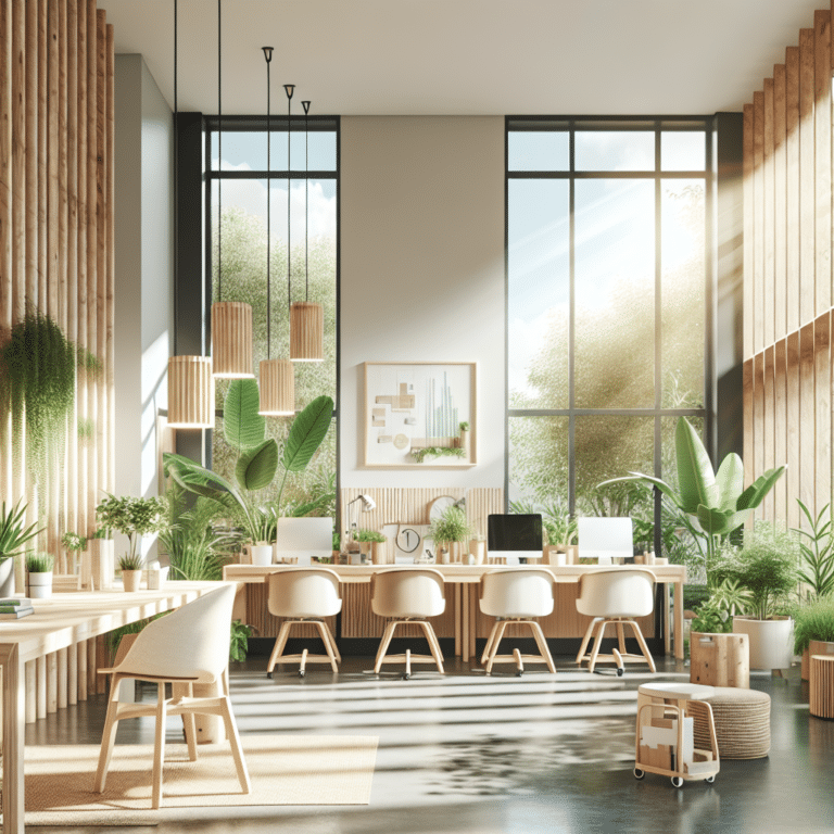 Innovating Workspace with Minimalist Eco Decor