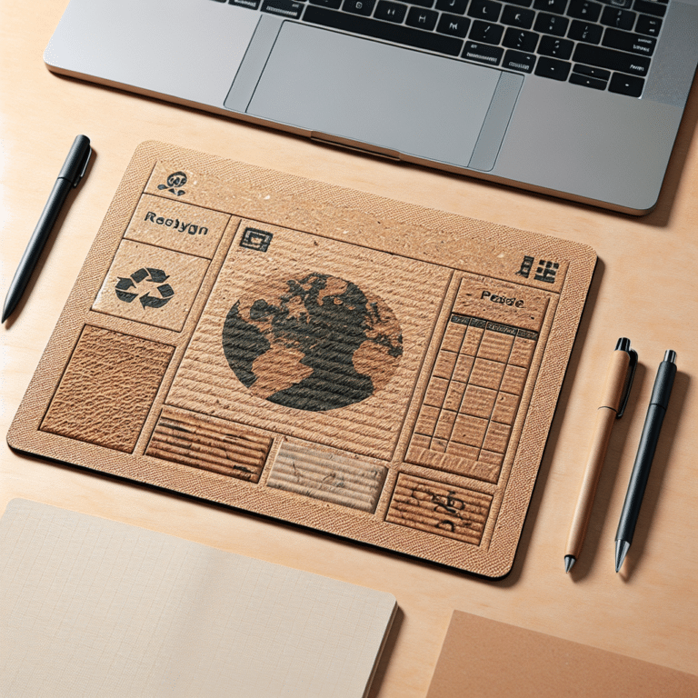 Recycled Material Desk Mats