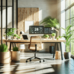 Modern and Eco-Friendly Home Office Setup