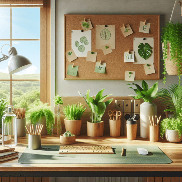 Clean and Green Desk Setup Tips