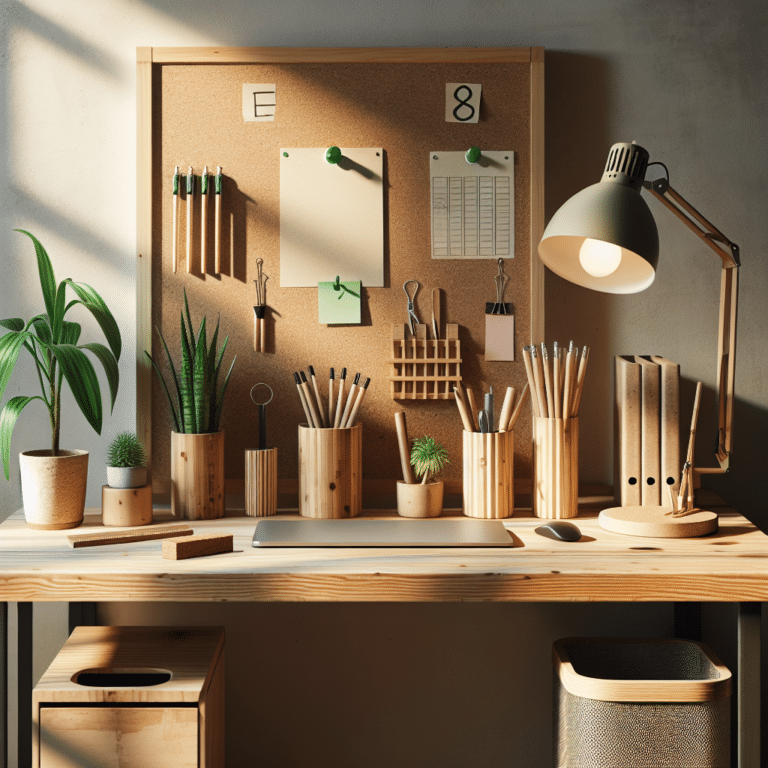 Minimalist Eco-Friendly Desk Organization Tips